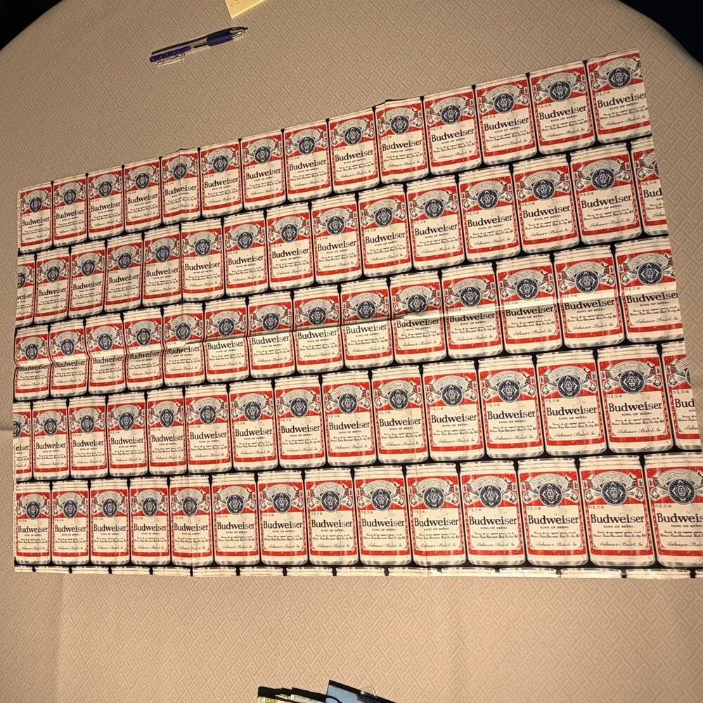 Vintage 1983 Budweiser Beer Can Gift Wrap 20